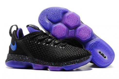 nike shoes purple and black