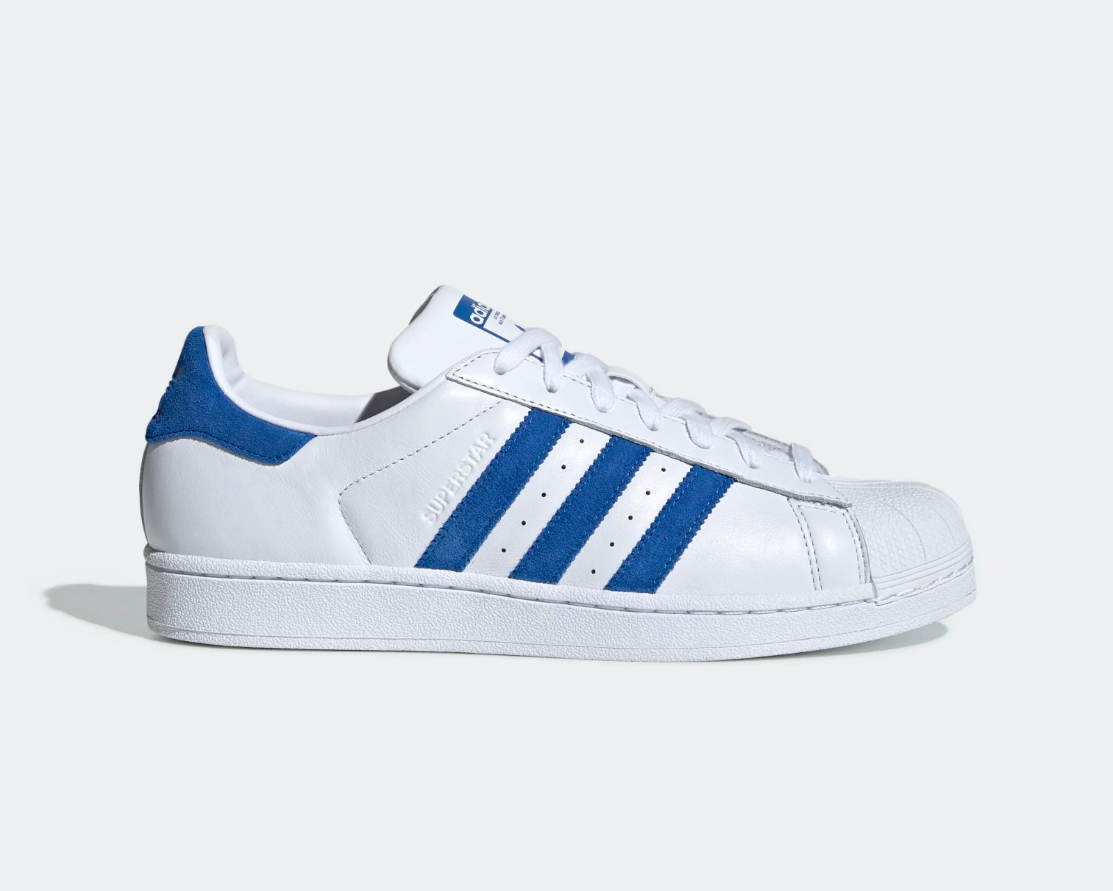 Adidas Originals Superstar Cloud White Blue Shoes EE4474 - Febbuy