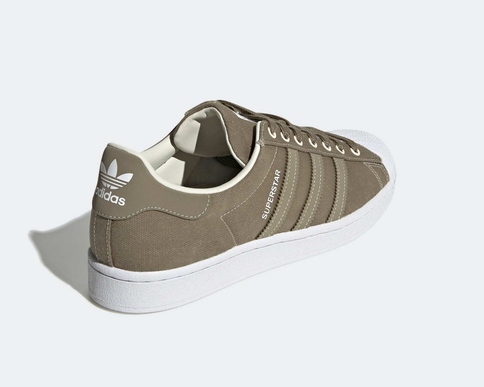 olive green superstar adidas