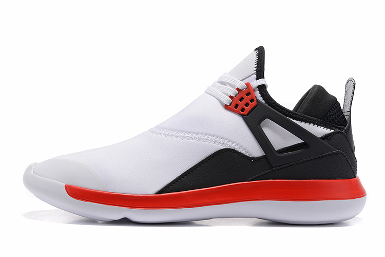 Nike Air Jordan Fly 89 AJ4 white black red Running Shoes - Febbuy