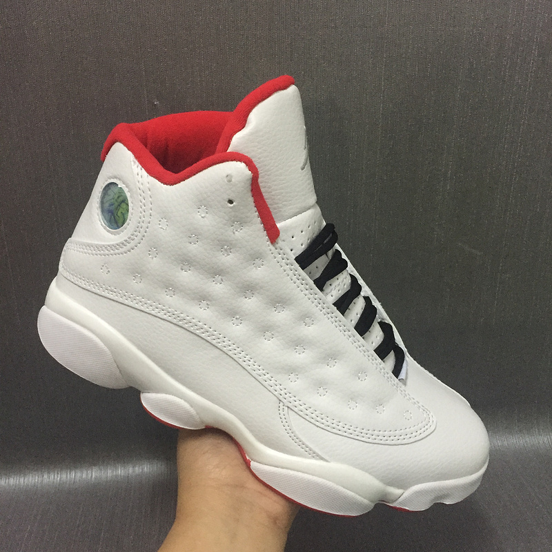 Nike Air Jordan Xiii 13 Retro High White Red Men Basketball Shoes Febbuy 0654