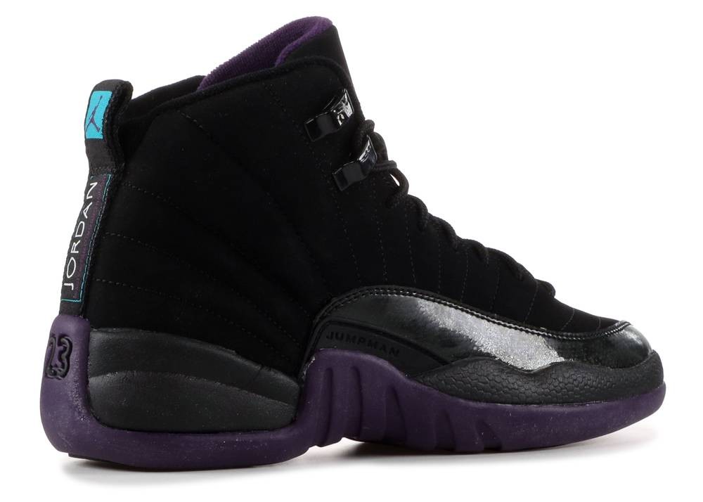 Air Jordan 12 Retro Gs Grand Purple Aquamarine Black 153265051 Febbuy