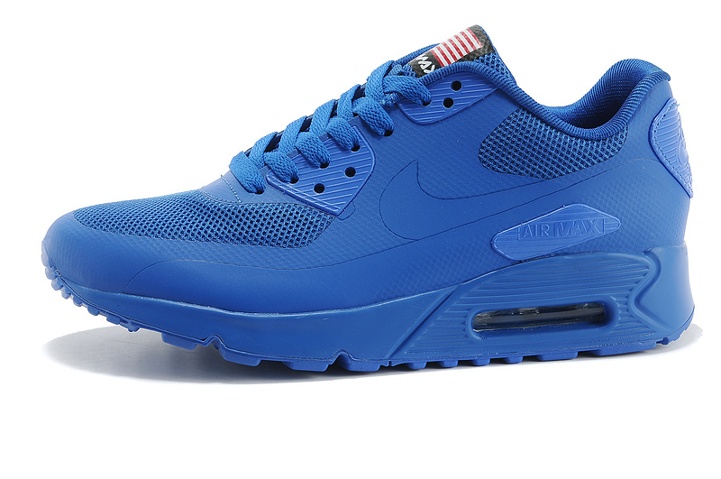 Nike Air Max 90 Hyperfuse Qs Sport Usa Royal Blue July 4th Independence