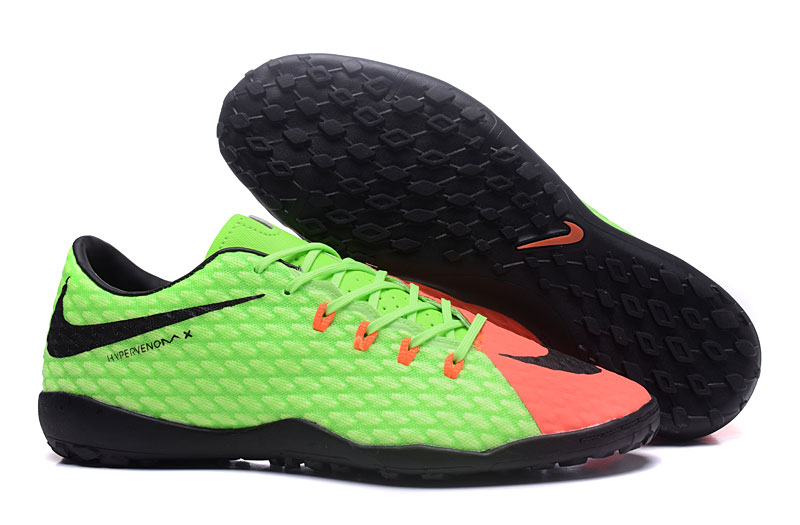 Nike Hypervenom Phelon III TF Waterproof Green Orange Black - Febbuy