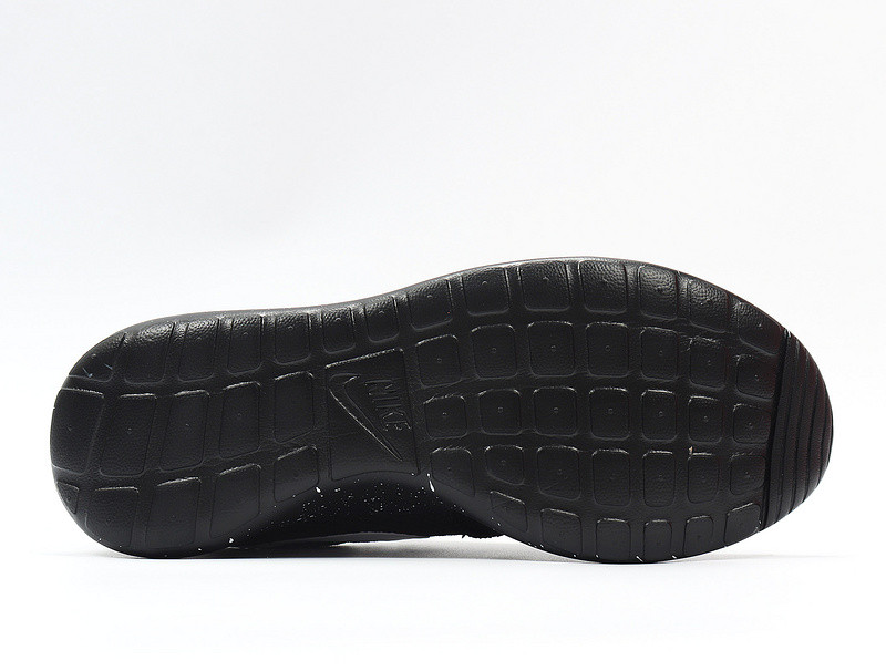 Nike Roshe Run Black White Speckled Sole Running Shoes 511882-011 - Febbuy