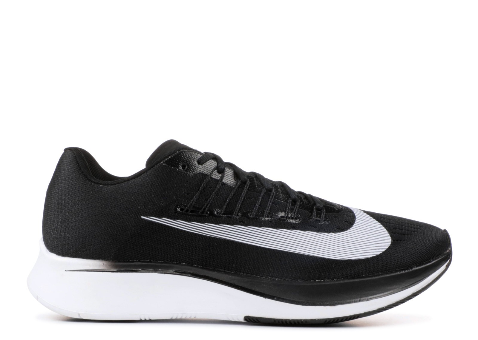 nike zoom fly black and white