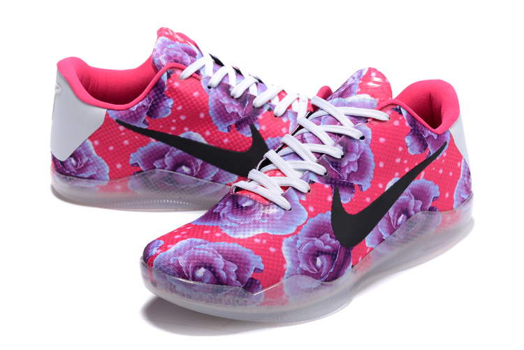 Nike Kobe XI 11 EM 3D Pink Purple White Black Men Basketball Shoes ...
