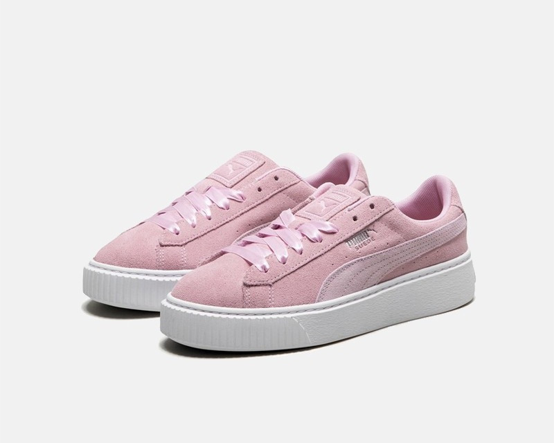 Wmns Puma Platform Galaxy Pale Pink Womens Running Shoes 369172-01 - Febbuy